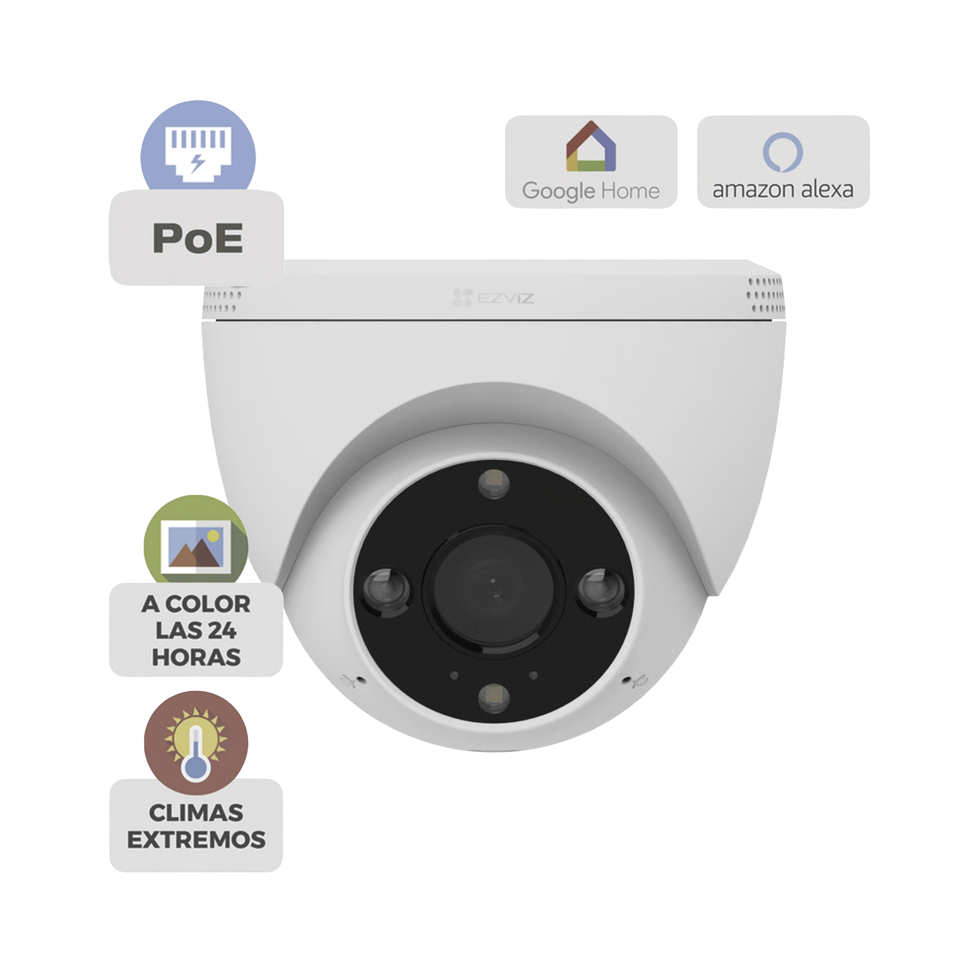 EZVIZ Camaras IP y NVRs CSH4/POE