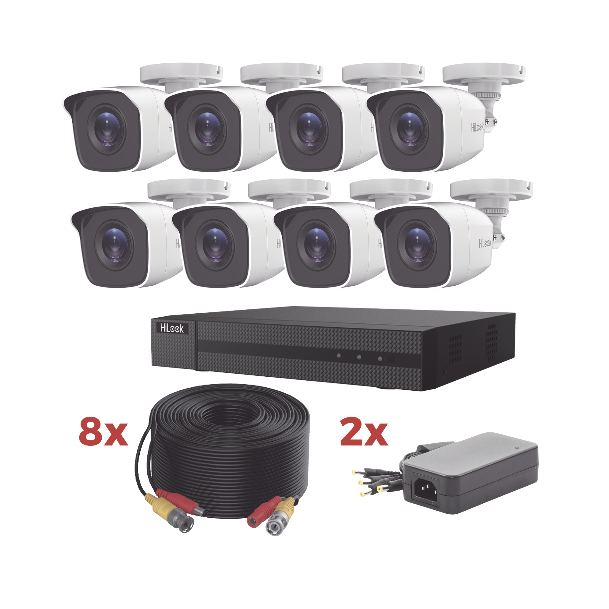HiLook by HIKVISION Kits- Sistemas Completos HL1080P8B