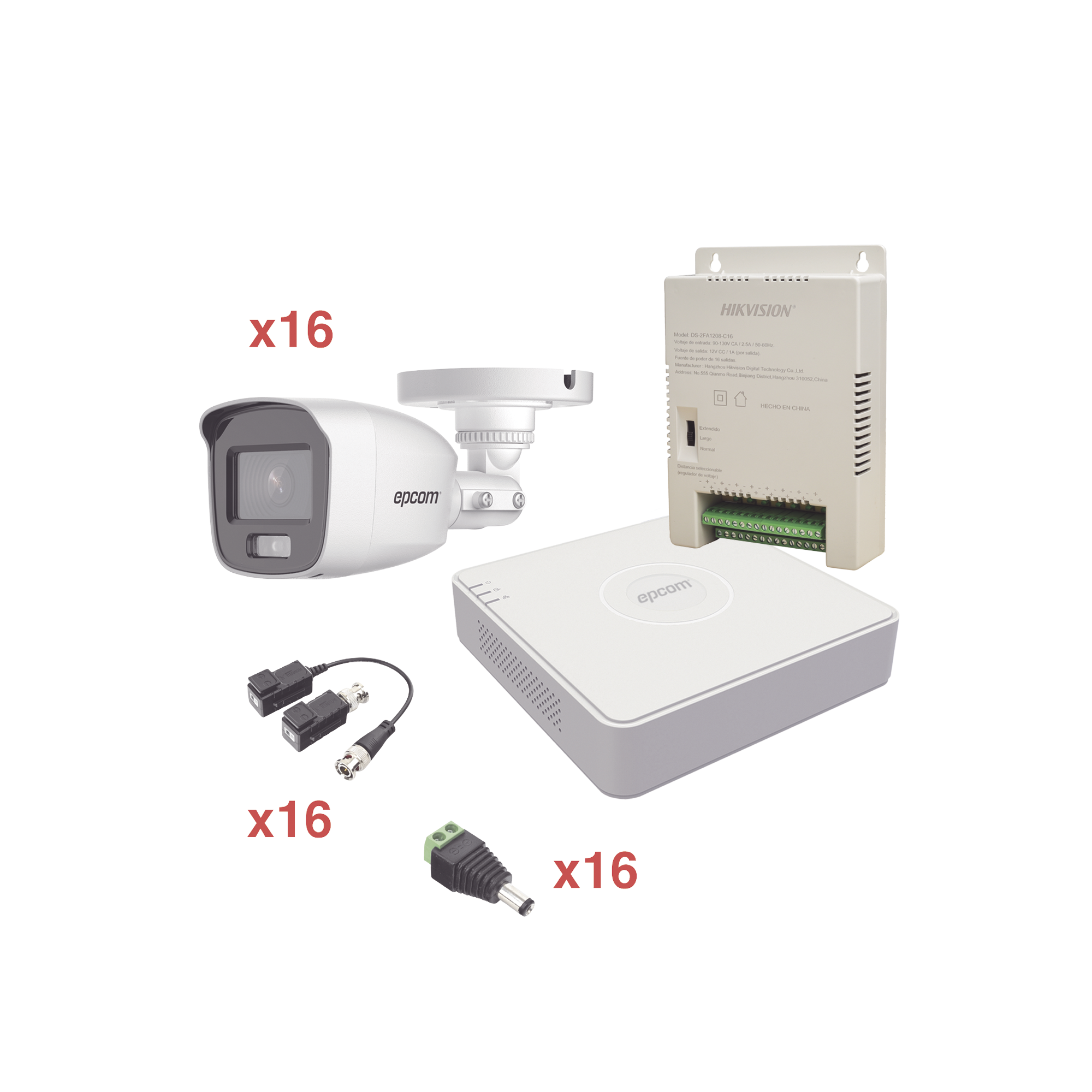 EPCOM Kits- Sistemas Completos KE1080PL/16BCA