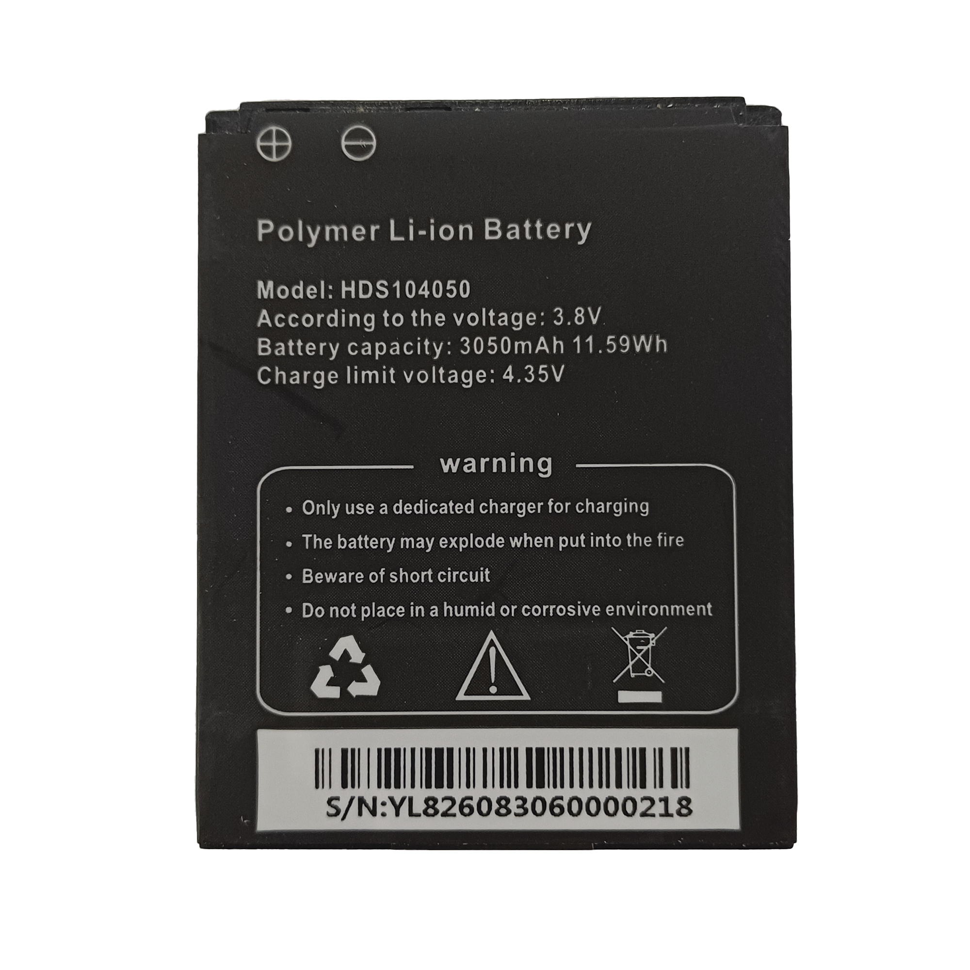 EPCOM Videograbadoras Moviles, Dash Cams y Body Cams XMRR3BATTERY