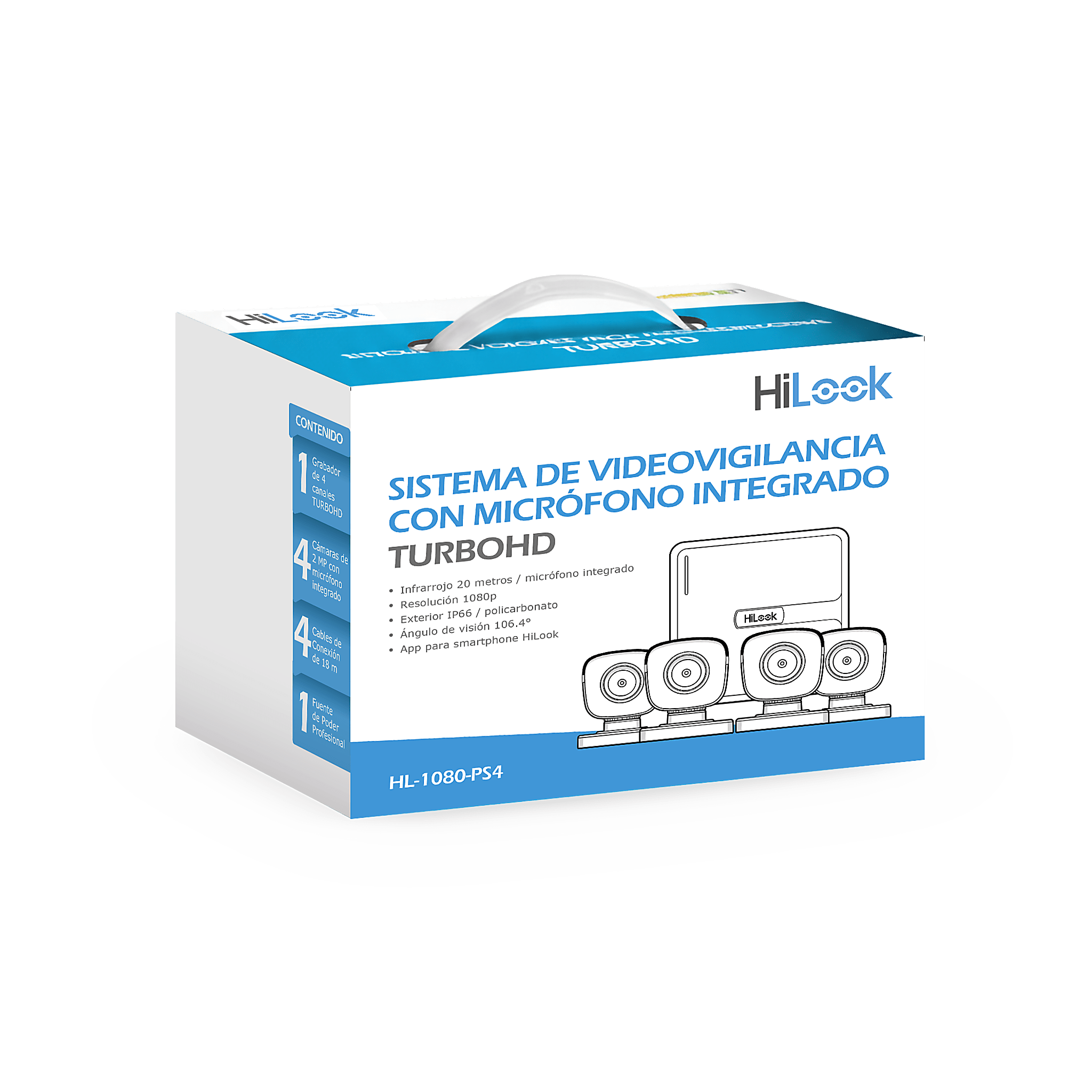 HiLook by HIKVISION Kits- Sistemas Completos HL-1080-PS4