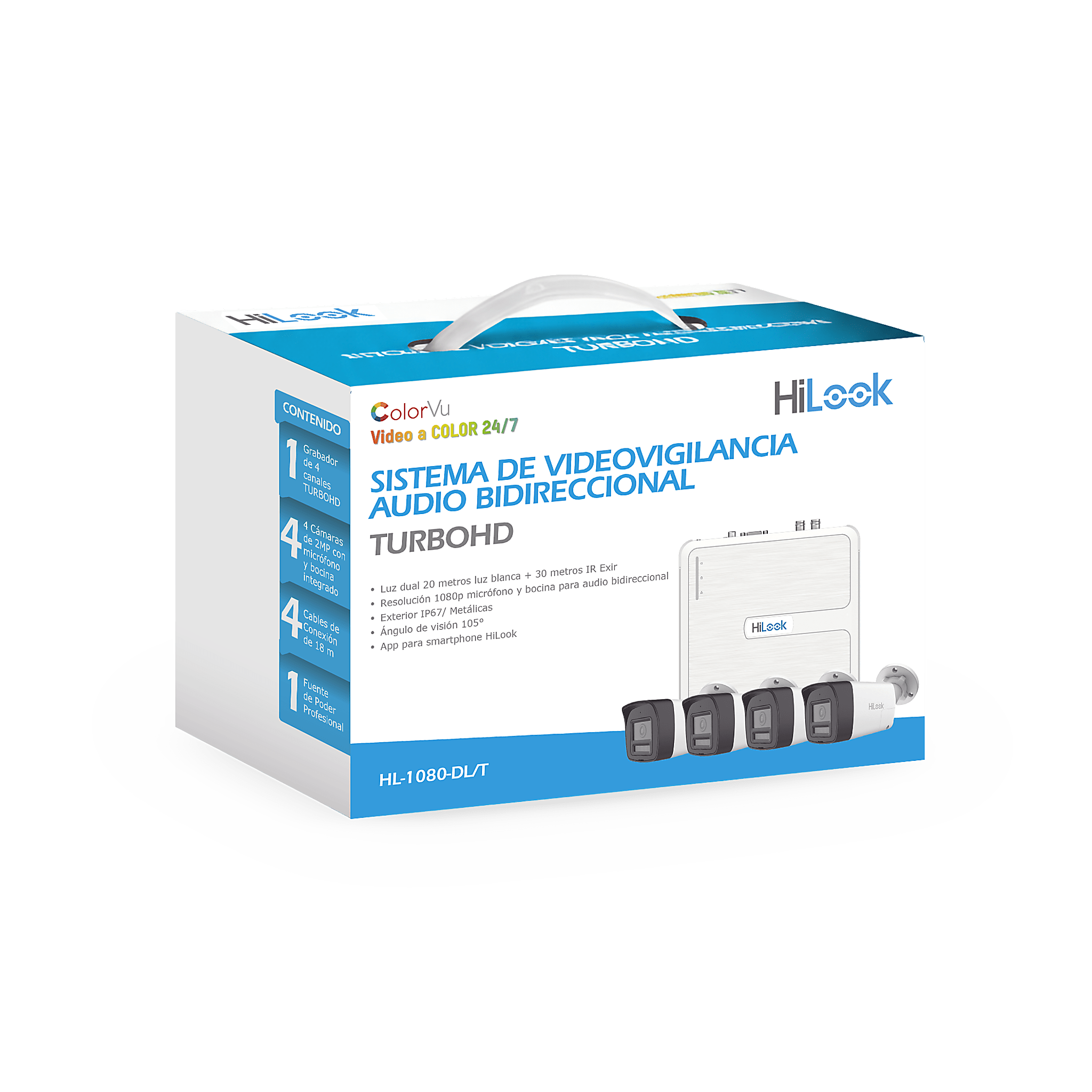 HiLook by HIKVISION Kits- Sistemas Completos HL-1080-DL/T