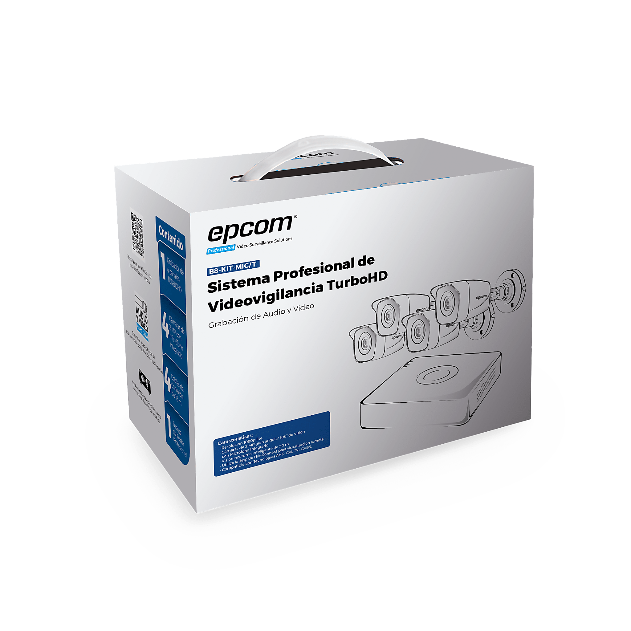 EPCOM PROFESSIONAL Kits- Sistemas Completos B8-KIT-MIC/T