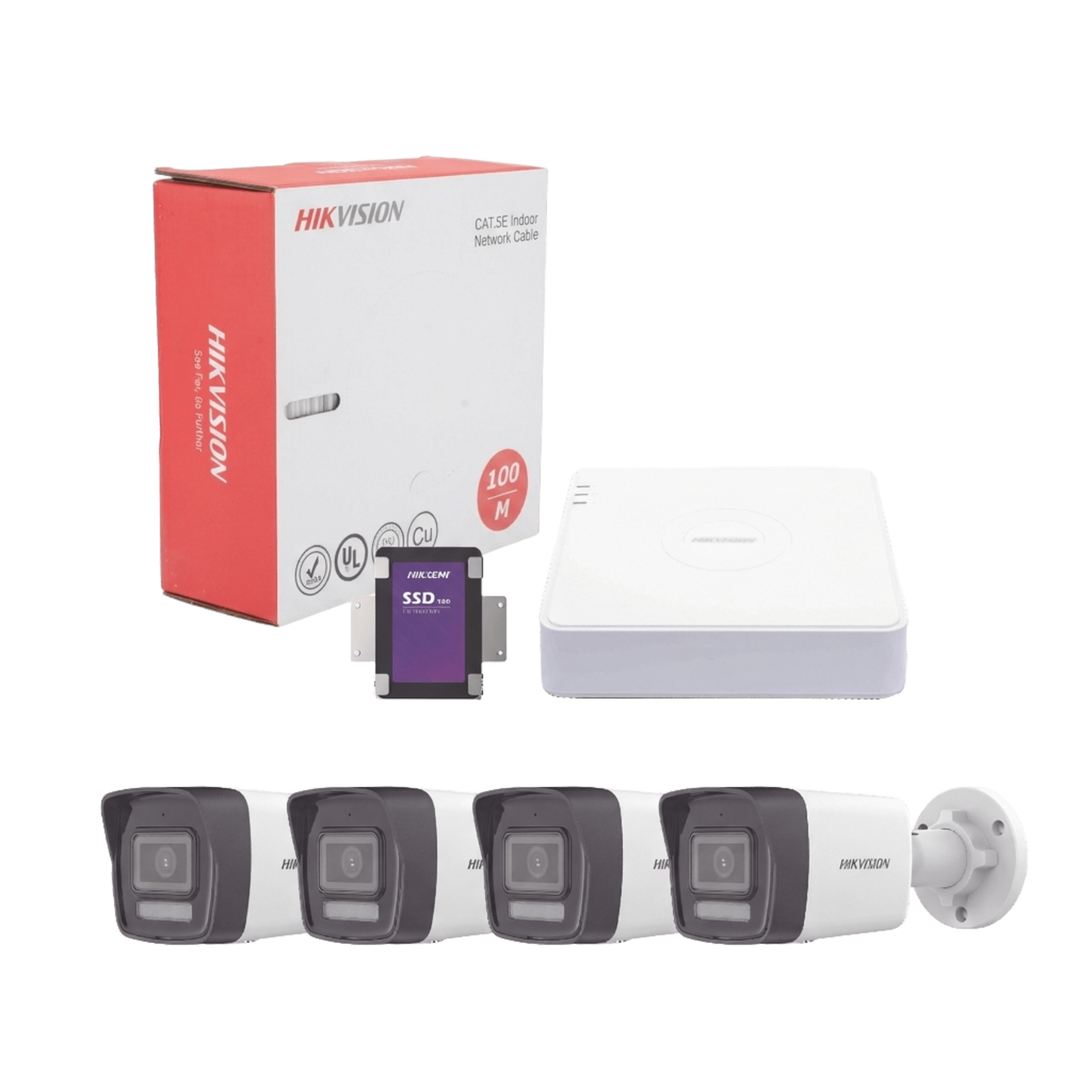 HIKVISION Kits- Sistemas Completos KIT4MP/4B/1TB
